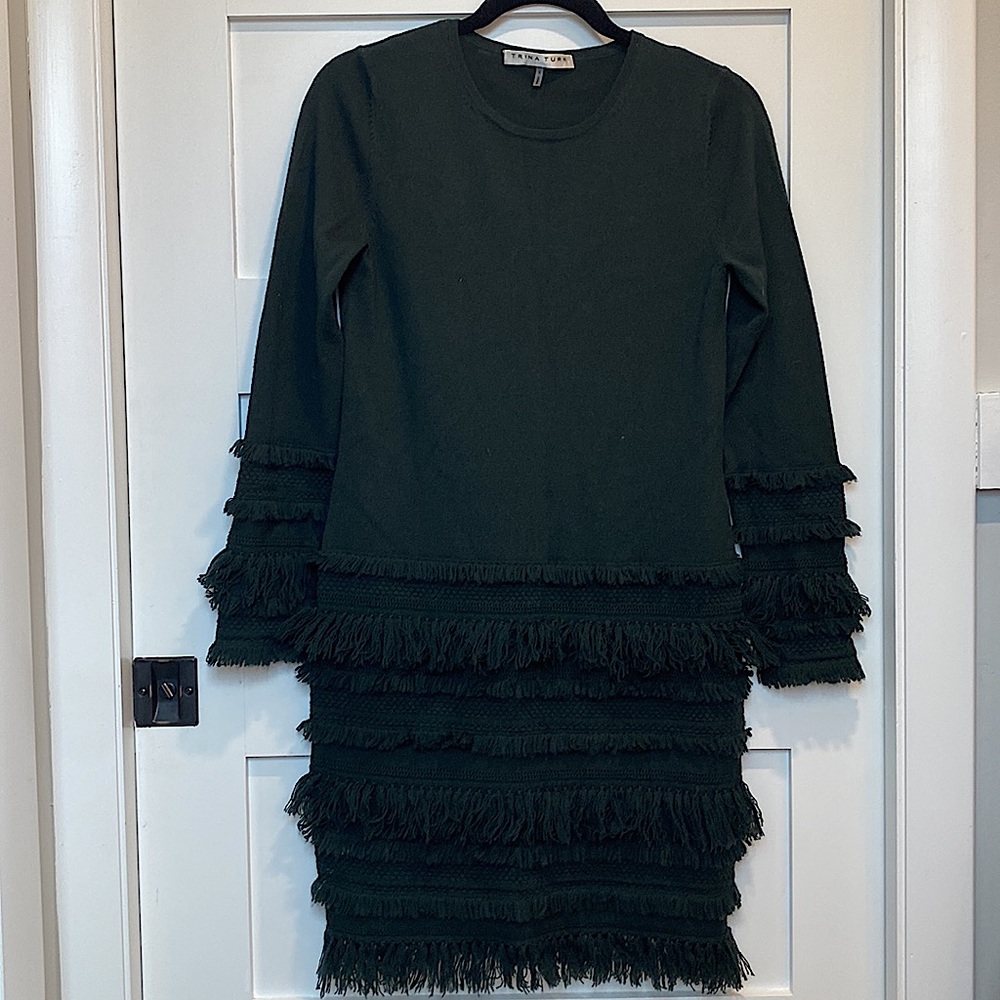 Trina Turk Los Angeles merino wool sweater dress, size S